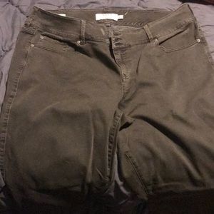 Torrid 24XT Jeggings Olive